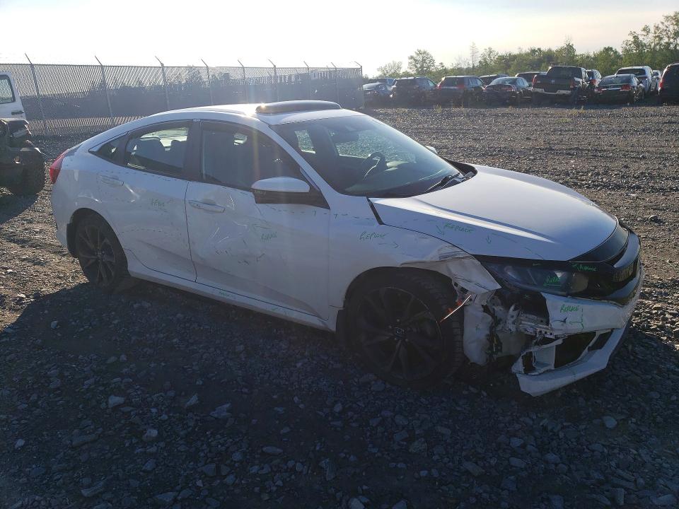 61675876 :رقم المزاد ، 2HGFC2F8XKH014515 vin ، 2019 Honda Civic مزاد بيع