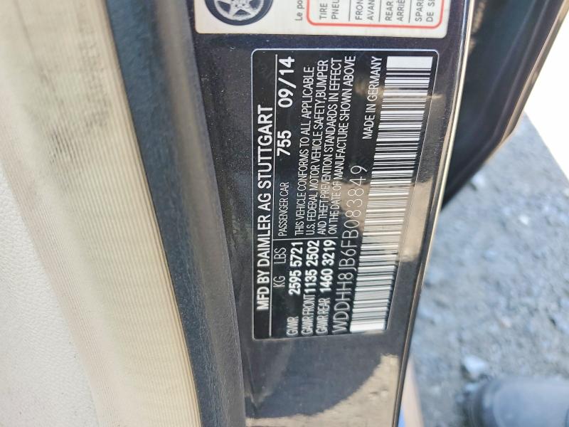 Продаж на аукціоні авто 2015 Mercedes-benz E, vin: WDDHH8JB6FB083849, номер лоту: 61564696