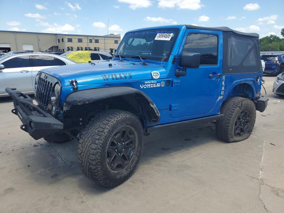 Продажа на аукционе авто 2015 Jeep Wrangler, vin: 1C4AJWAG6FL588123, номер лота: 58904606