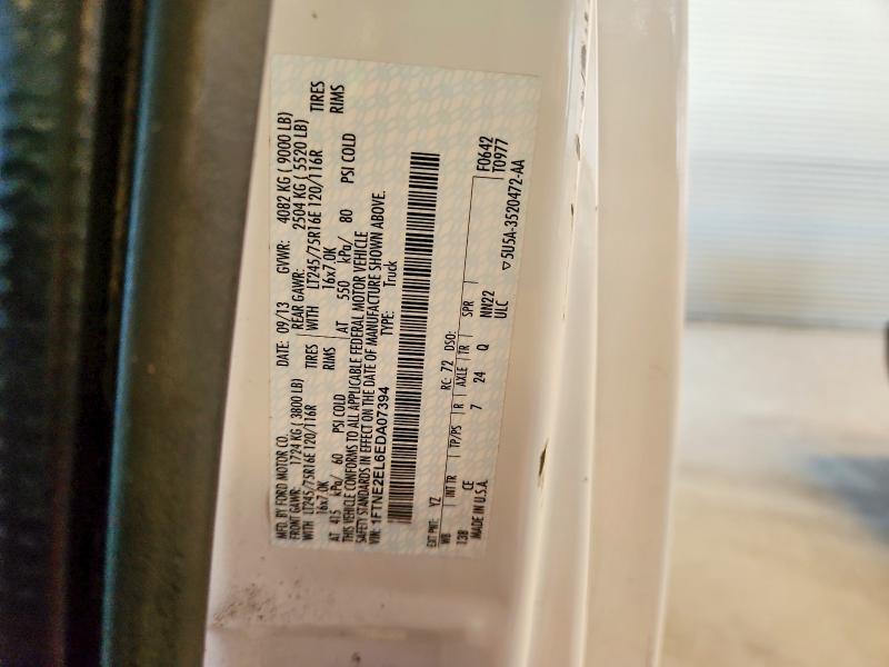 62907416 :رقم المزاد ، 1FTNE2EL6EDA07394 vin ، 2014 Ford E-250 Econo Crg مزاد بيع