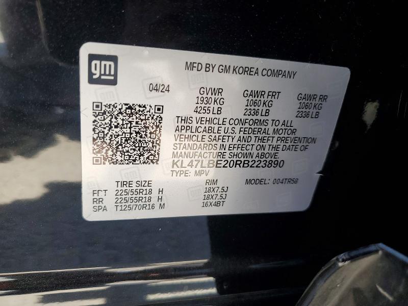 Продажа на аукционе авто 2024 Buick Envista, vin: KL47LBE20RB223890, номер лота: 61027196