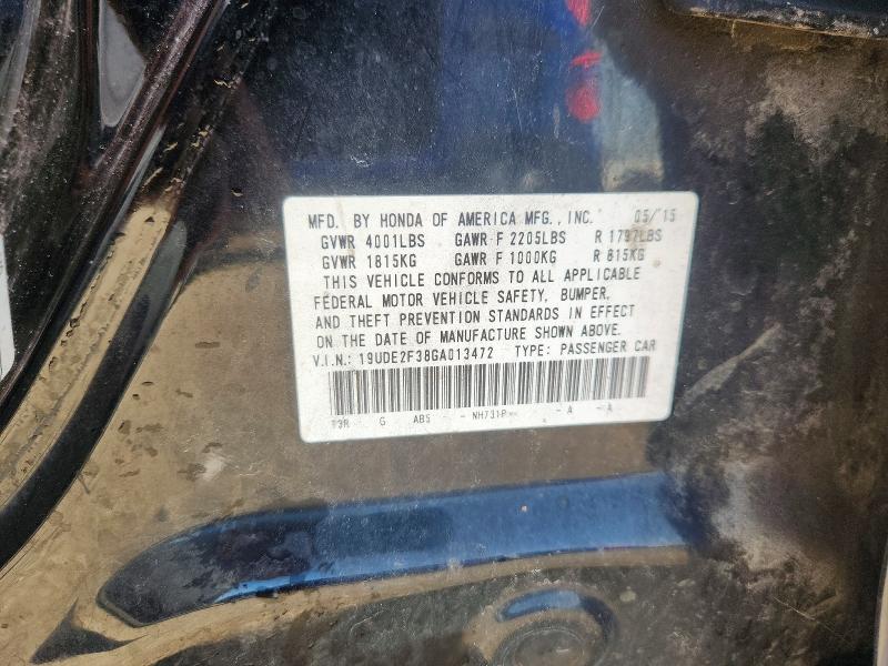 Продажа на аукционе авто 2016 Acura Ilx, vin: 19UDE2F38GA013472, номер лота: 62094416