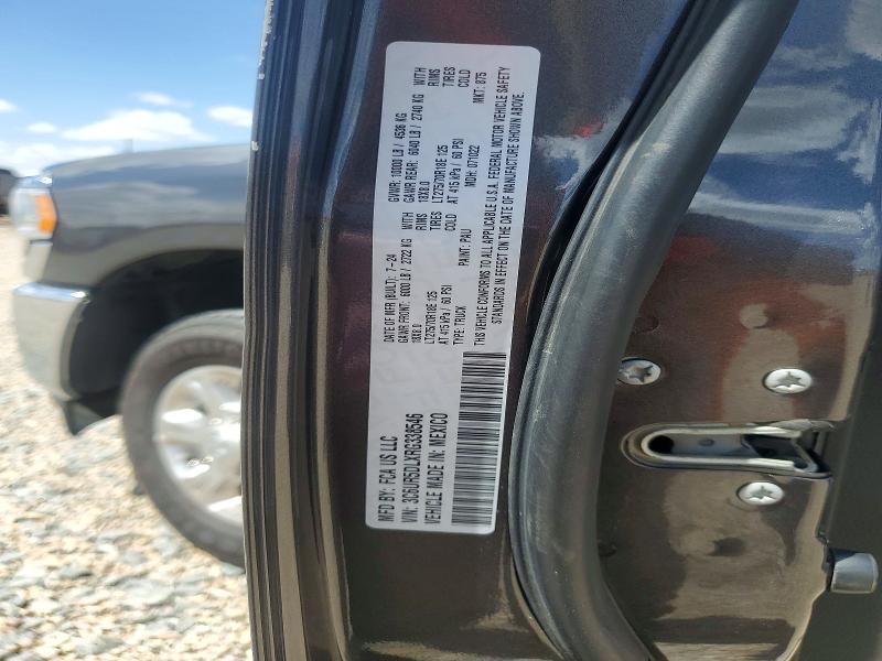 61614686 :رقم المزاد ، 3C6UR5DLXRG338546 vin ، 2024 Ram 2500 مزاد بيع
