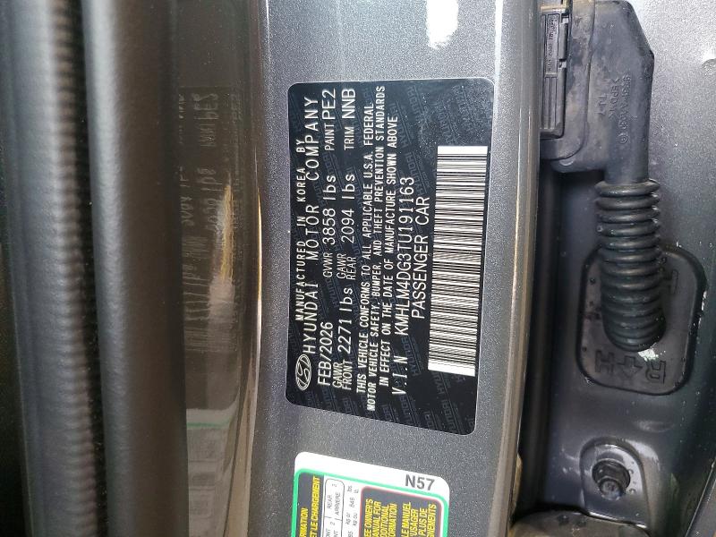 Aukcja sprzedaży 2026 Hyundai Elantra, vin: KMHLM4DG3TU191163, numer aukcji: 61421006