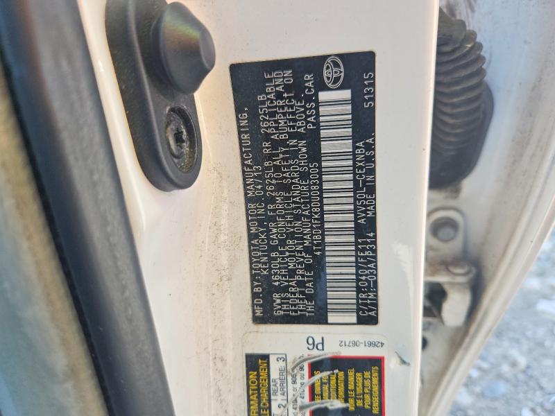 Aukcja sprzedaży 2013 Toyota Camry Hybrid, vin: 4T1BD1FK8DU083005, numer aukcji: 61001866