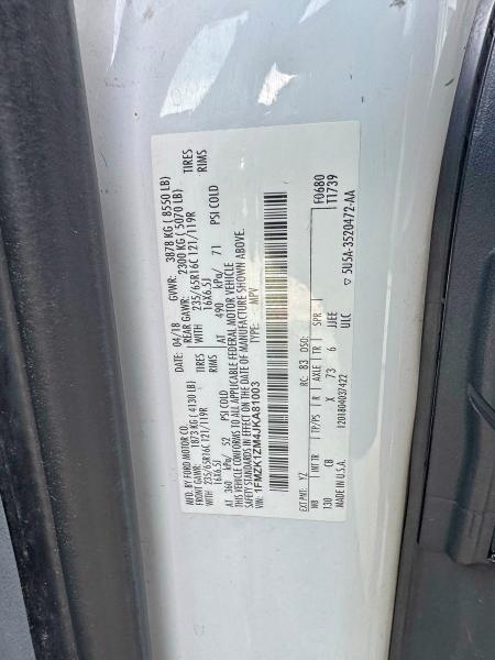 Продаж на аукціоні авто 2018 Ford Transit, vin: 1FMZK1ZM4JKA81003, номер лоту: 63368856
