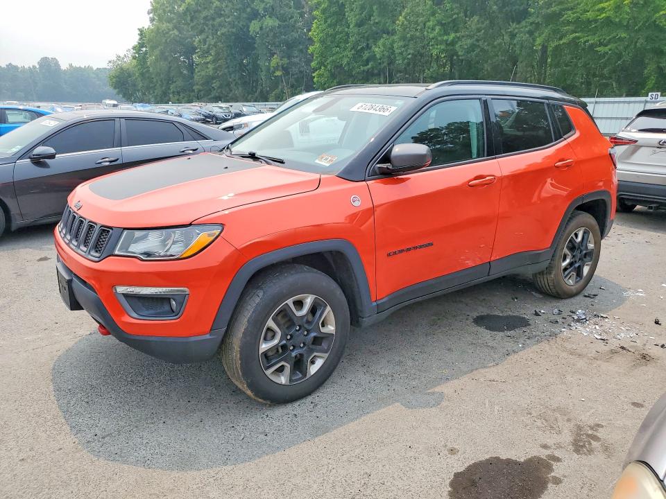 2018 Jeep Compass მანქანა იყიდება აუქციონზე, vin: 3C4NJDDB9JT128845, აუქციონის ნომერი: 61284366