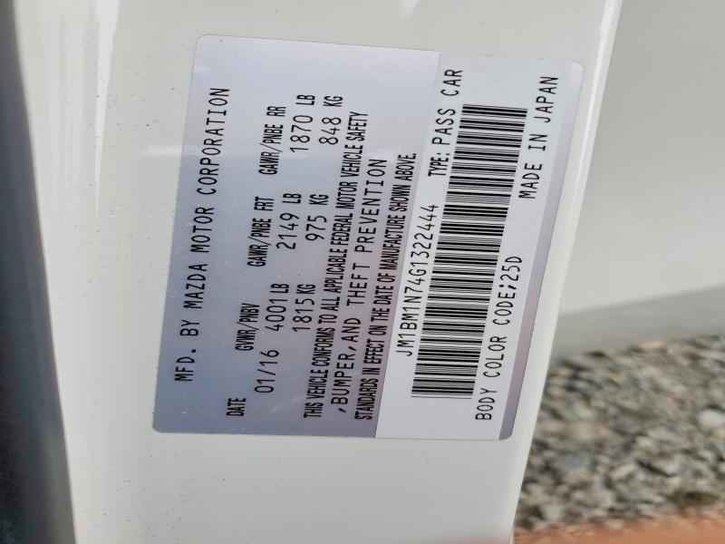 Продажа на аукционе авто 2016 Mazda 3, vin: JM1BM1N74G1322444, номер лота: 59832006