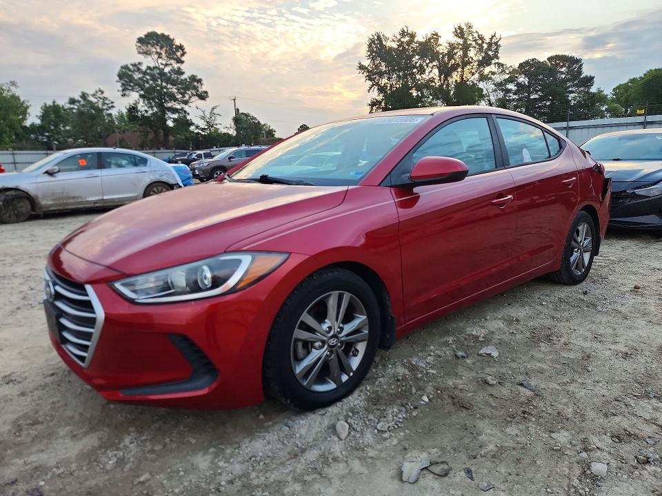 61015906 :رقم المزاد ، 5NPD84LFXHH199543 vin ، 2017 Hyundai Elantra مزاد بيع