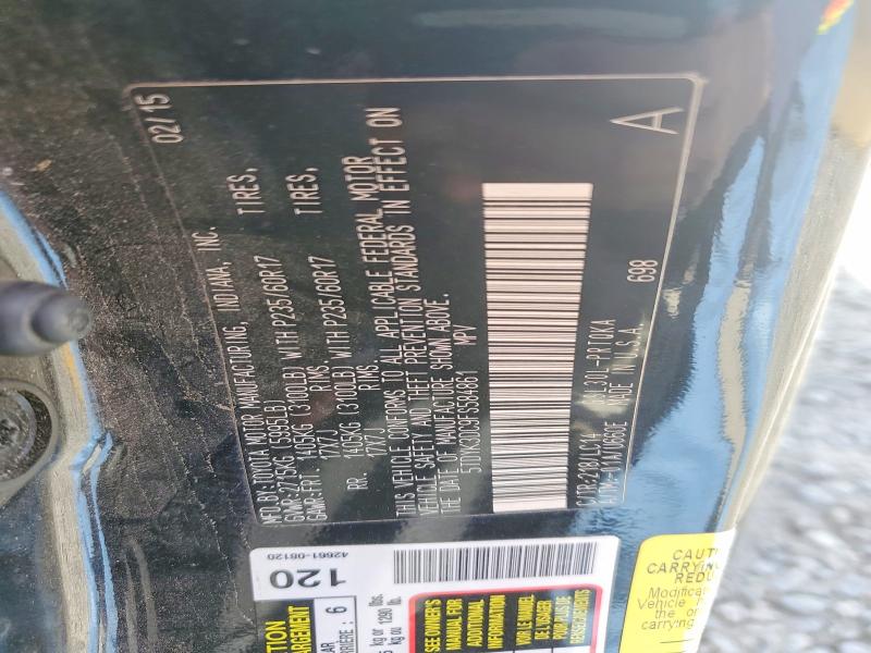 2015 Toyota Sienna მანქანა იყიდება აუქციონზე, vin: 5TDYK3DC9FS584861, აუქციონის ნომერი: 59921686