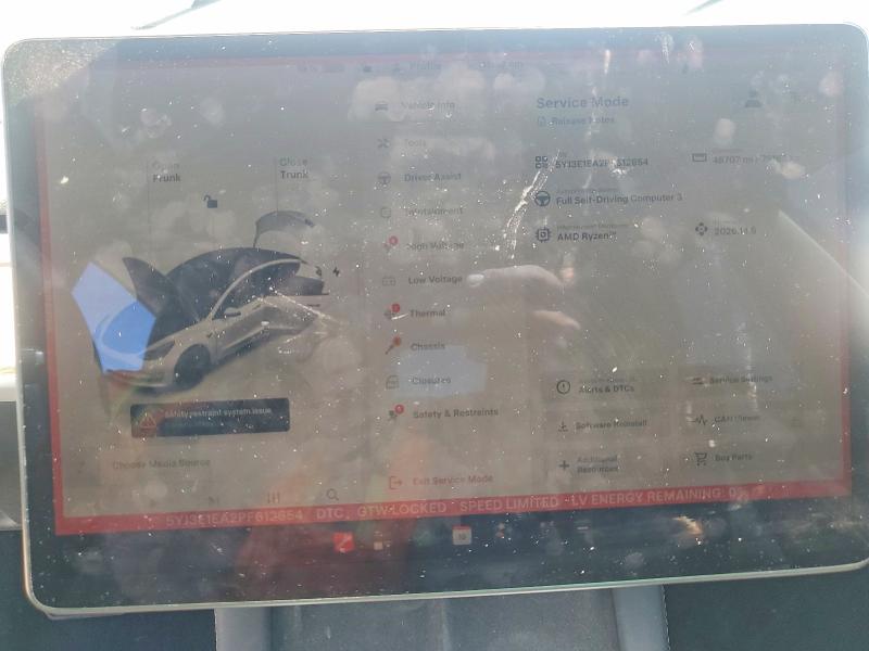 Продажа на аукционе авто 2023 Tesla Model 3, vin: 5YJ3E1EA2PF612654, номер лота: 60658296