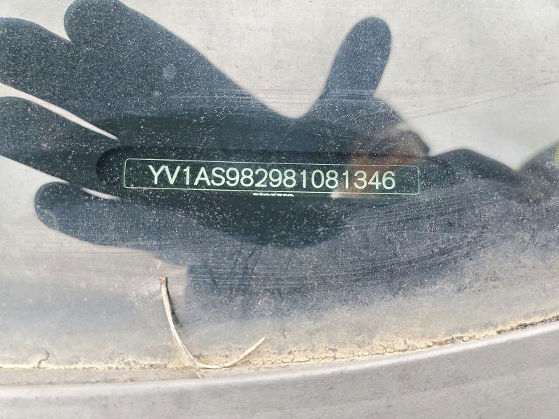 61740126 :رقم المزاد ، YV1AS982981081346 vin ، 2008 Volvo S80 مزاد بيع