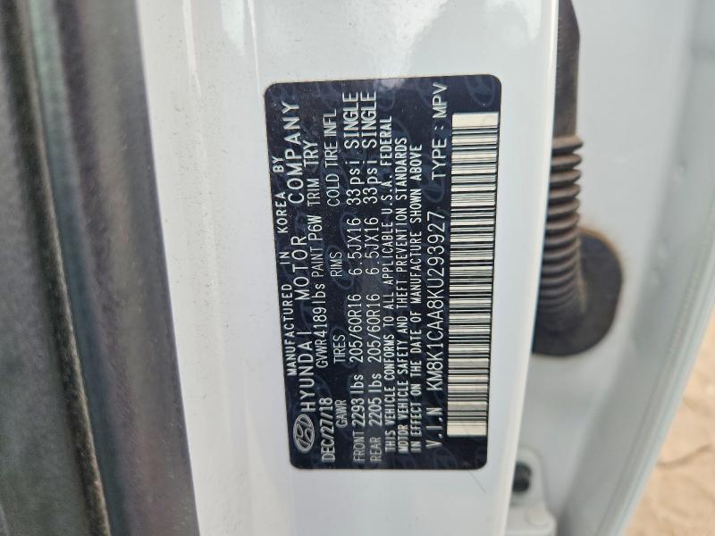 Продажа на аукционе авто 2019 Hyundai Kona, vin: KM8K1CAA8KU293927, номер лота: 62212966