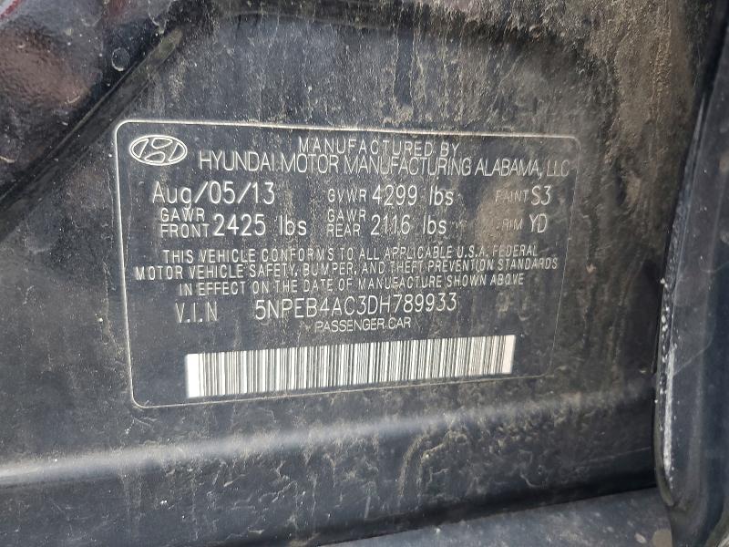 Продажа на аукционе авто 2013 Hyundai Sonata, vin: 5NPEB4AC3DH789933, номер лота: 62702656