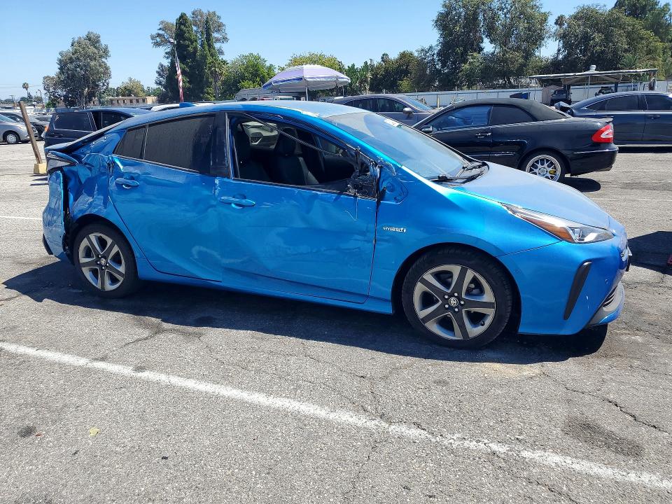 2021 Toyota Prius მანქანა იყიდება აუქციონზე, vin: JTDKAMFU7M3133706, აუქციონის ნომერი: 62540276