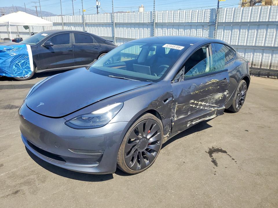 2022 Tesla Model 3 მანქანა იყიდება აუქციონზე, vin: 5YJ3E1EC2NF155942, აუქციონის ნომერი: 62448706