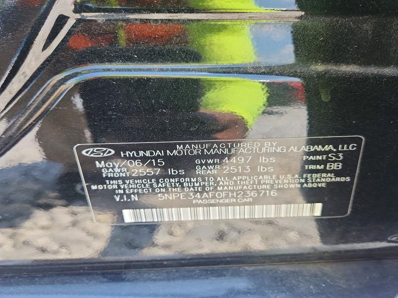 Продаж на аукціоні авто 2015 Hyundai Sonata, vin: 5NPE34AF0FH236716, номер лоту: 59584676