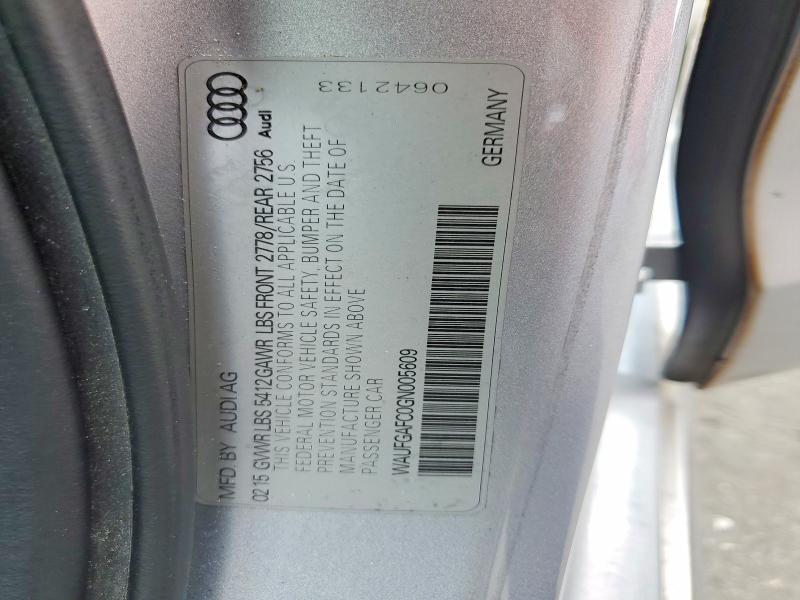 Aukcja sprzedaży 2016 Audi A6, vin: WAUFGAFC0GN005609, numer aukcji: 60269646
