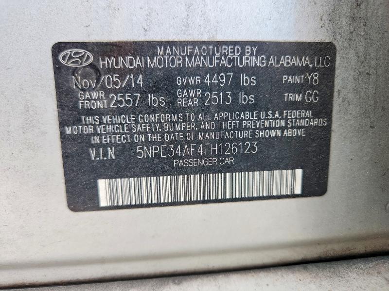 Продажа на аукционе авто 2015 Hyundai Sonata, vin: 5NPE34AF4FH126123, номер лота: 59259516