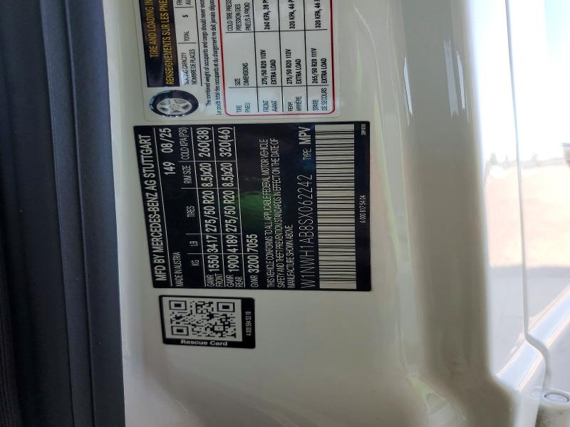 Продаж на аукціоні авто 2025 Mercedes-benz G, vin: W1NWH1AB8SX062242, номер лоту: 61919876