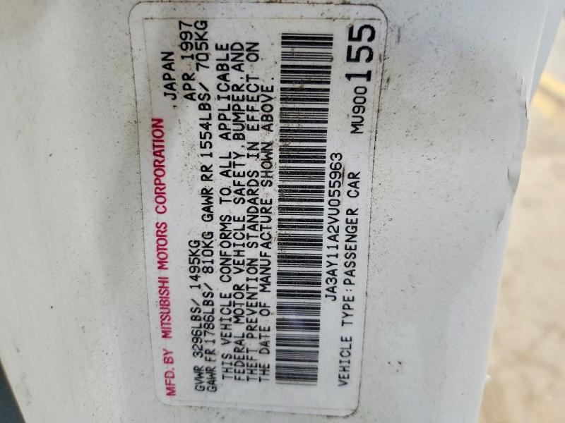 Aukcja sprzedaży 1997 Mitsubishi Mirage, vin: JA3AY11A2VU055963, numer aukcji: 60177866