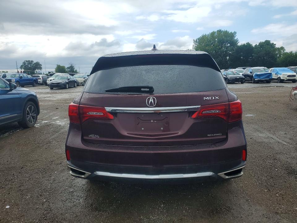 63130126 :رقم المزاد ، 5FRYD4H53HB006076 vin ، 2017 Acura Mdx مزاد بيع