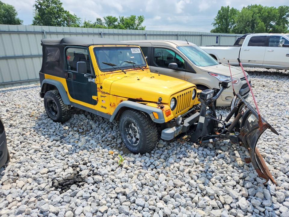 Продажа на аукционе авто 2000 Jeep Wrangler / Tj, vin: 1J4FA49S0YP716008, номер лота: 59903166