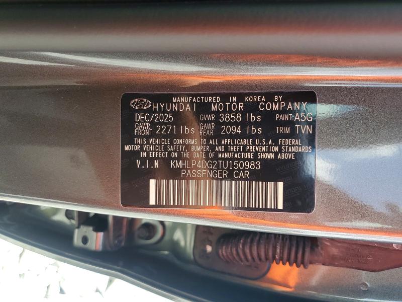 Продажа на аукционе авто 2026 Hyundai Elantra, vin: KMHLP4DG2TU150983, номер лота: 60702736