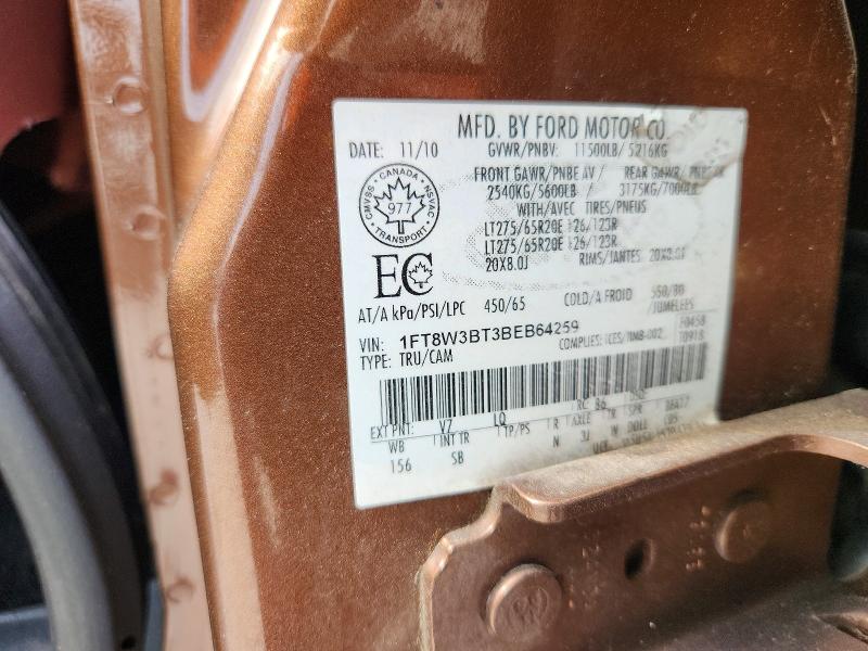 Aukcja sprzedaży 2011 Ford F350, vin: 1FT8W3BT3BEB64259, numer aukcji: 60932326