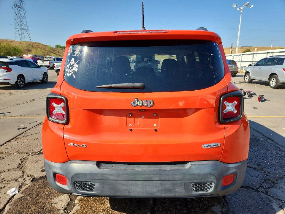 Aukcja sprzedaży 2016 Jeep Renegade, vin: ZACCJBBT5GPE15011, numer aukcji: 62964976