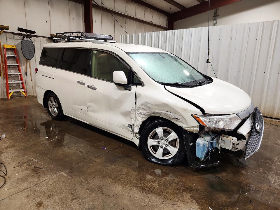 62809086 :رقم المزاد ، JN8AE2KP6E9105192 vin ، 2014 Nissan Quest مزاد بيع