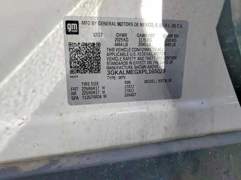 59374976 :رقم المزاد ، 3GKALMEGXPL165029 vin ، 2023 Gmc Terrain مزاد بيع