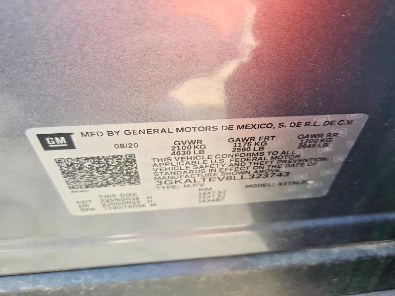 Aukcja sprzedaży 2020 Gmc Terrain, vin: 3GKALTEV8LL323743, numer aukcji: 59834506