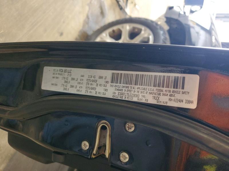 2018 Ram 1500 მანქანა იყიდება აუქციონზე, vin: 3C6RR7LT5JG228303, აუქციონის ნომერი: 61859846