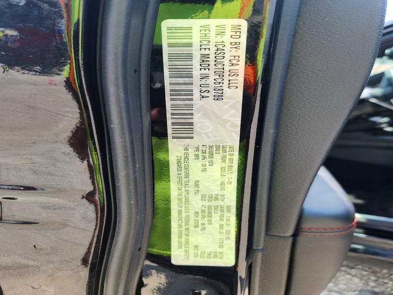 2023 Dodge Durango მანქანა იყიდება აუქციონზე, vin: 1C4SDJCT0PC618789, აუქციონის ნომერი: 61963696