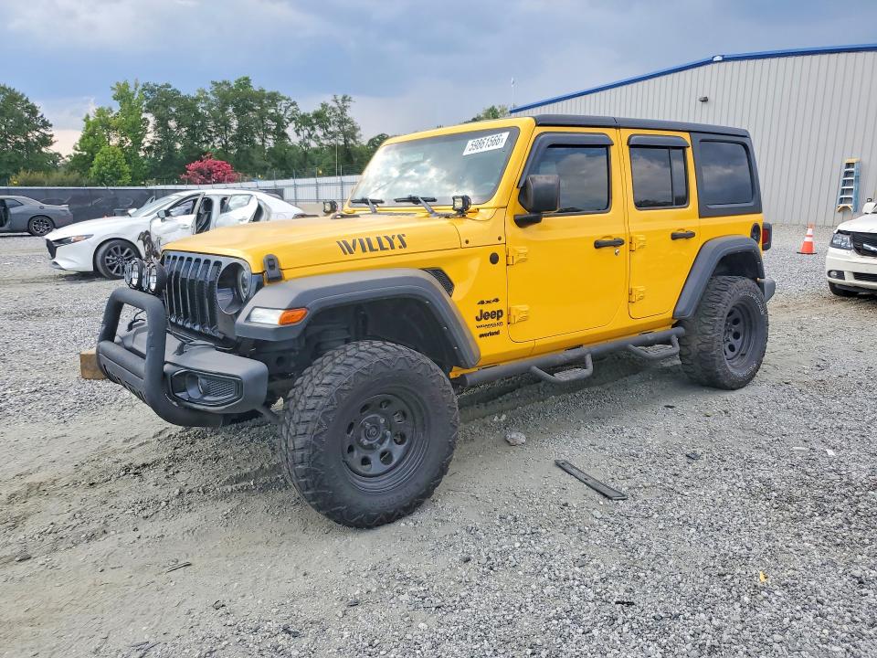 Aukcja sprzedaży 2021 Jeep Wrangler Unlimited, vin: 1C4HJXDG0MW692375, numer aukcji: 59861566