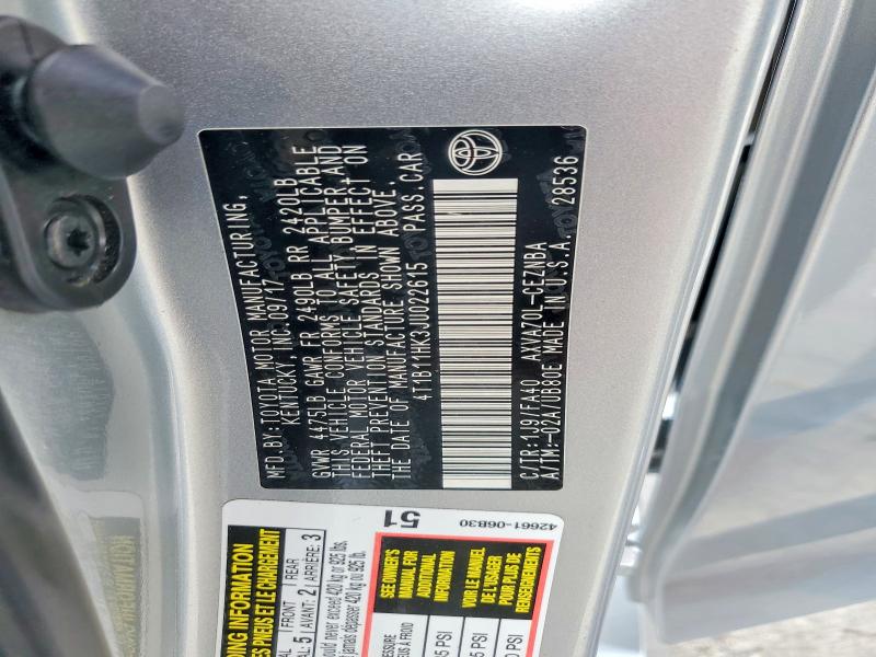 Aukcja sprzedaży 2018 Toyota Camry, vin: 4T1B11HK3JU022615, numer aukcji: 61614036