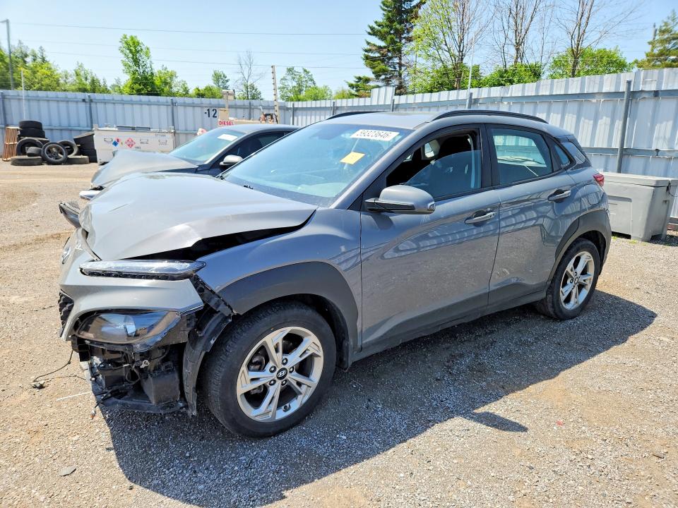 59323646 :رقم المزاد ، KM8K22AB9NU823083 vin ، 2022 Hyundai Kona مزاد بيع