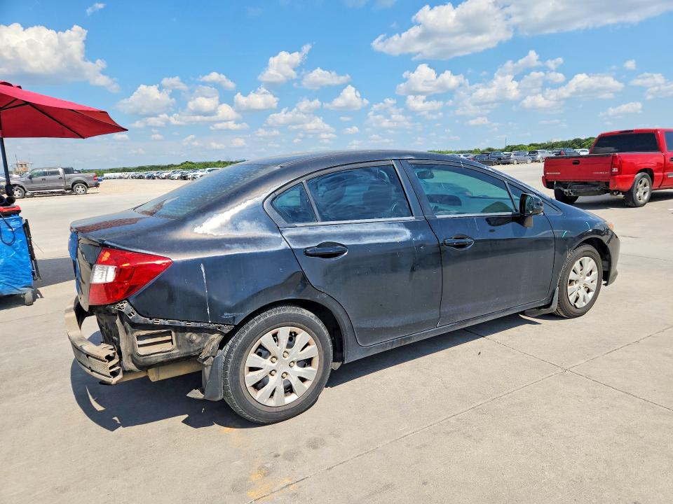 59621406 :رقم المزاد ، 2HGFB2F58CH555203 vin ، 2012 Honda Civic مزاد بيع