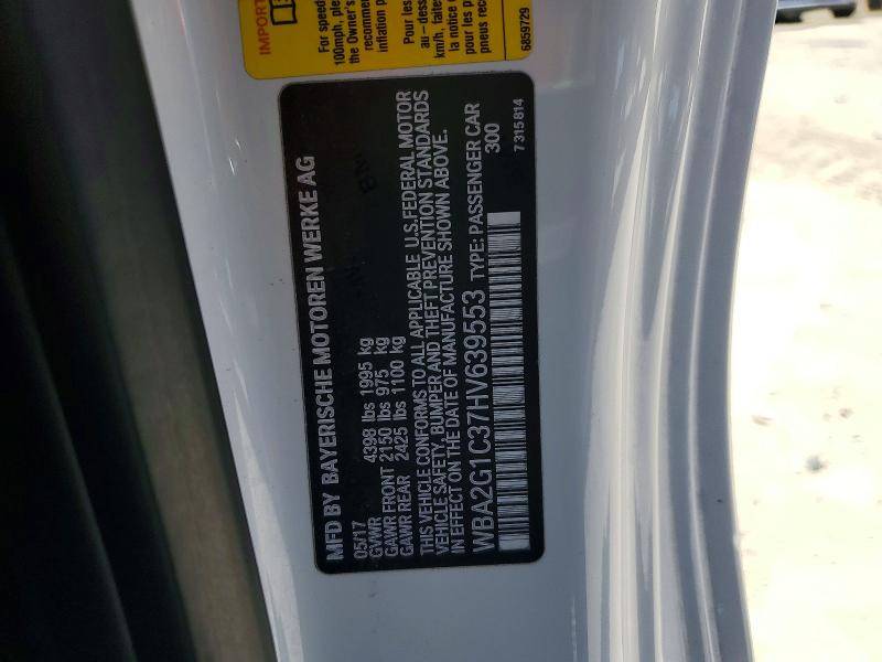 Продажа на аукционе авто 2017 Bmw M240i, vin: WBA2G1C37HV639553, номер лота: 62868046