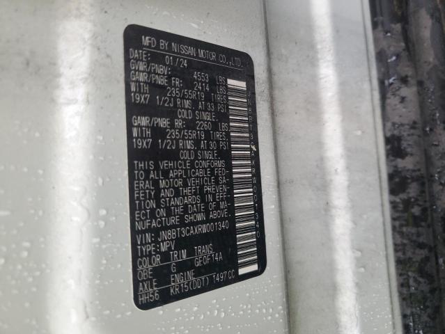 Aukcja sprzedaży 2024 Nissan Rogue, vin: JN8BT3CAXRW001340, numer aukcji: 63235736