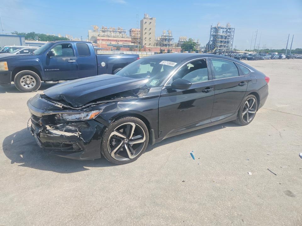 61713656 :رقم المزاد ، 1HGCV1F36MA102975 vin ، 2021 Honda Accord مزاد بيع