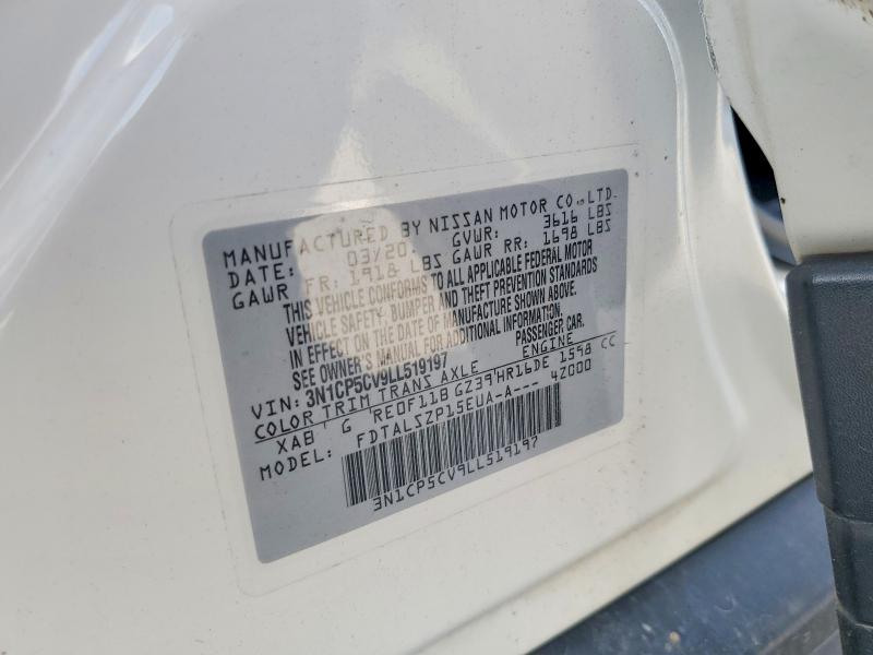 Продажа на аукционе авто 2020 Nissan Kicks, vin: 3N1CP5CV9LL519197, номер лота: 61050536