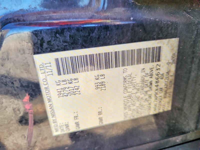 60177826 :رقم المزاد ، 1N4AL2AP9CN486632 vin ، 2012 Nissan Altima مزاد بيع