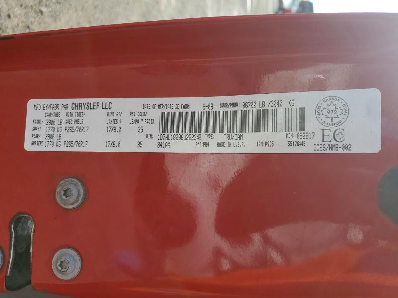 Aukcja sprzedaży 2008 Dodge 1500, vin: 1D7HU18298J222342, numer aukcji: 61889106