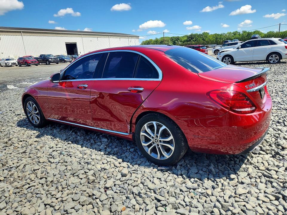 60198186 :رقم المزاد ، 55SWF4KB6JU262332 vin ، 2018 Mercedes-benz C مزاد بيع