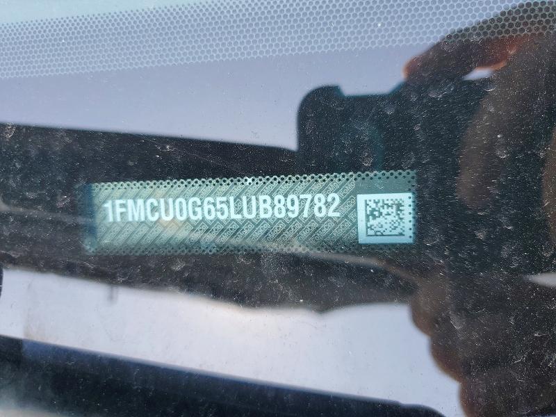 Продажа на аукционе авто 2020 Ford Escape, vin: 1FMCU0G65LUB89782, номер лота: 62419426