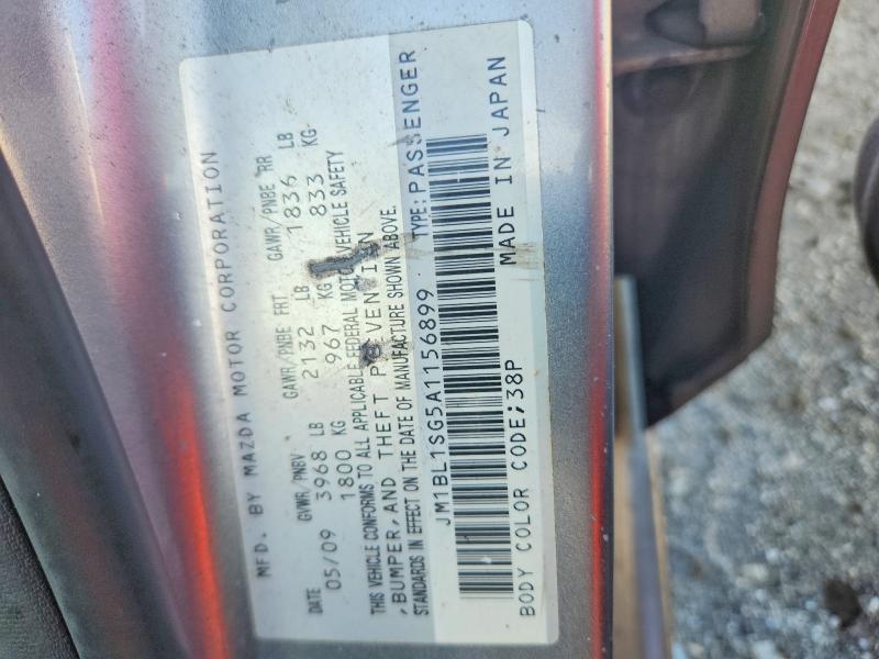 60007876 :رقم المزاد ، JM1BL1SG5A1156899 vin ، 2010 Mazda 3 مزاد بيع