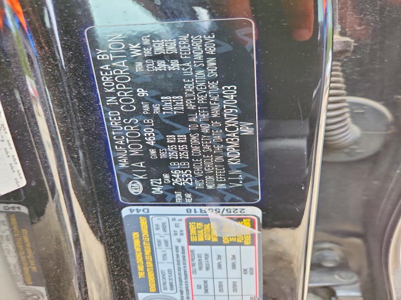 61363496 :رقم المزاد ، KNDPM3ACXN7970403 vin ، 2022 Kia Sportage مزاد بيع