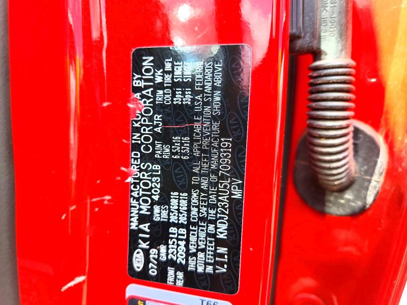 62993746 :رقم المزاد ، KNDJ23AU5L7093191 vin ، 2020 Kia Soul مزاد بيع